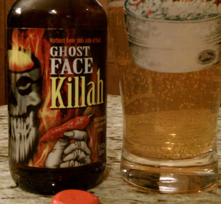 The beer has a golden color that sparkles like the first rays of the sun on the fields of fire - Ghost Face Killah: Conversations With the Fire God
