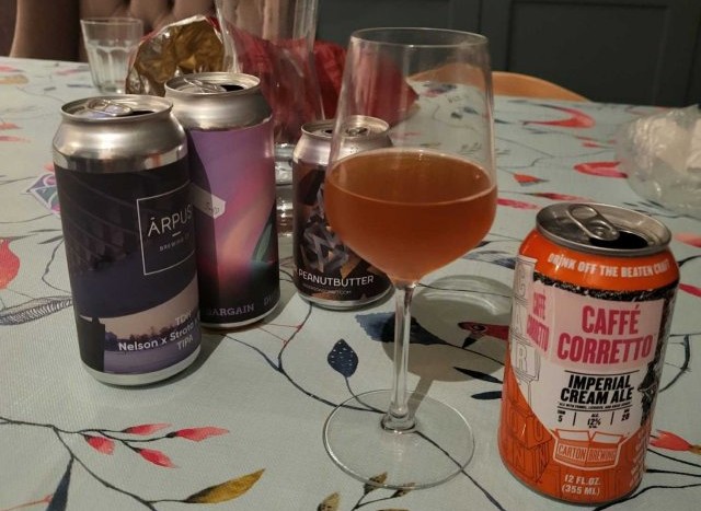 A warm, amber-brown beer with a hint of roasted coffee - Caffé Corretto: Bold, New Jersey-Style Coffee