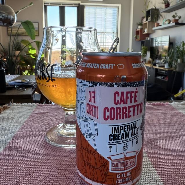Caffe Corretto has an impressive beer can design with interesting designs - Caffé Corretto: Strong New Jersey Coffee