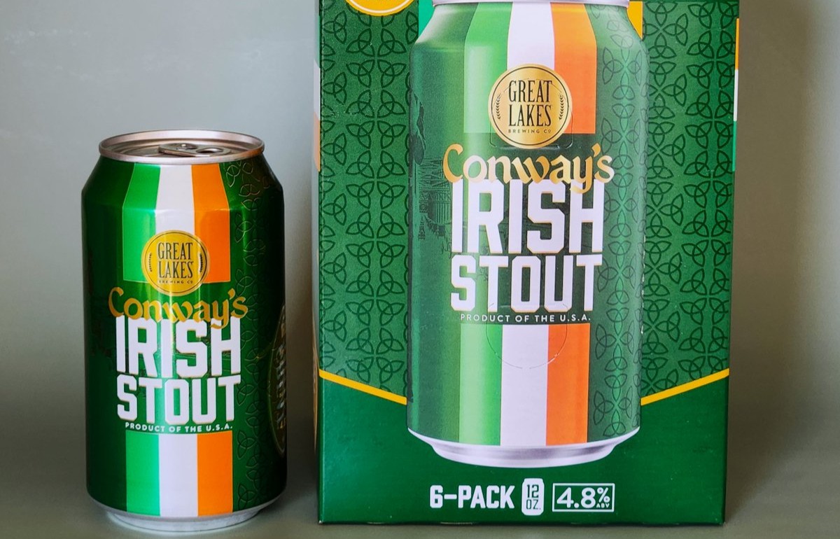 Conways Irish Stout stands out with its unique and eye-catching design - Conway's Irish Stout: The Seductive Black Waltz