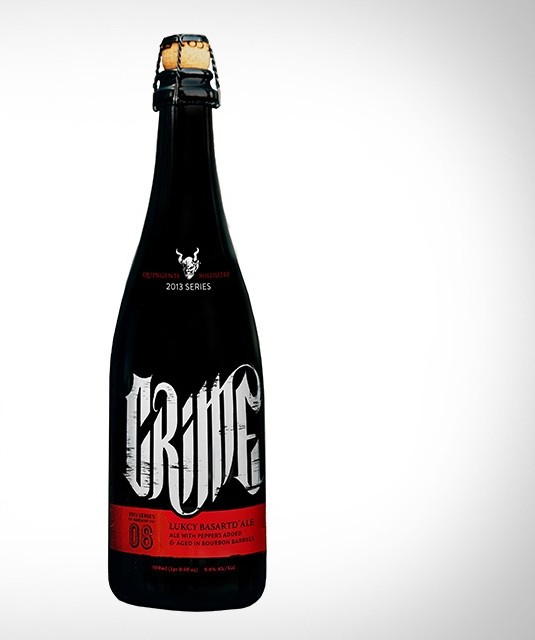 Crimeは、印象的なスローガン「Crime: A Rebellion to See Beauty in Destruction」を掲げたユニークなビール缶デザインを特徴としています。