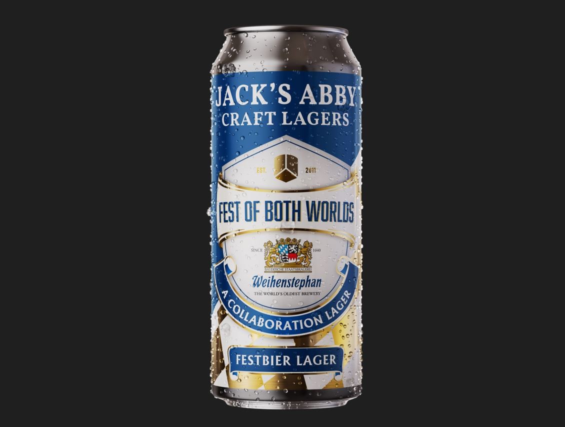 Fest Of Both Worlds has a unique beer can design with royal charm - Fest Of Both Worlds: The Hymn Of Modern Lager