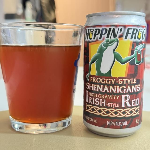 Froggy Style Shenanigans features a unique beer can design featuring the factory's logo - Froggy-Style Shenanigans: A Variation That Awakens the Ego