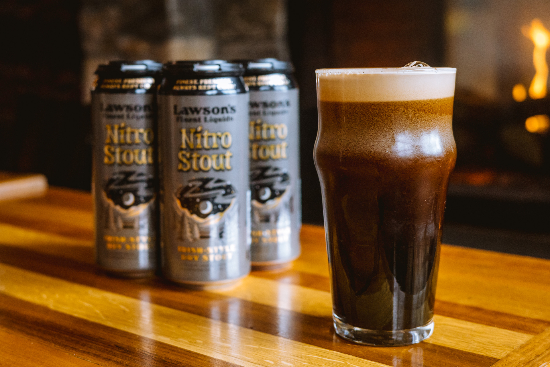 When poured, Nitro Stout appears like a dark, seductive ink so strong that even light can hardly penetrate it - Nitro Stout: Seductive Dark Night In Every Drop Of Vermont Beer