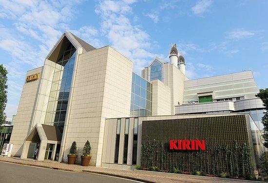 The exterior view of the modern Kirin Brewery Company - Hon Kirin: The Golden Love Song That Remains Between the Years