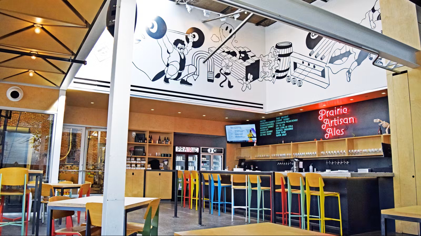 A view inside the Prairie Artisan Ales brewery - Funky Gold Simcoe: Rebellion in Bottles