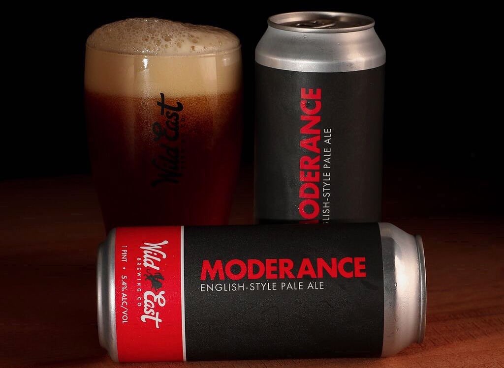 Moderance has a unique beer can design with two colors of black and white - Moderance: When Modesty Becomes Seductive