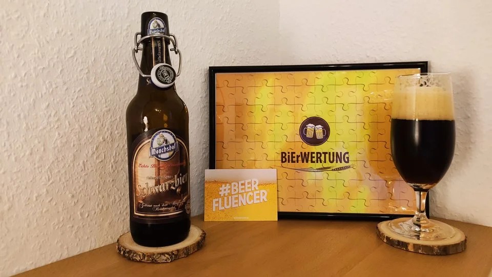 Monchshof Schwarzbier has a beer bottle design that blends classic and modern - Mönchshof Schwarzbier: 220-Year-Old Masterpiece of Darkness