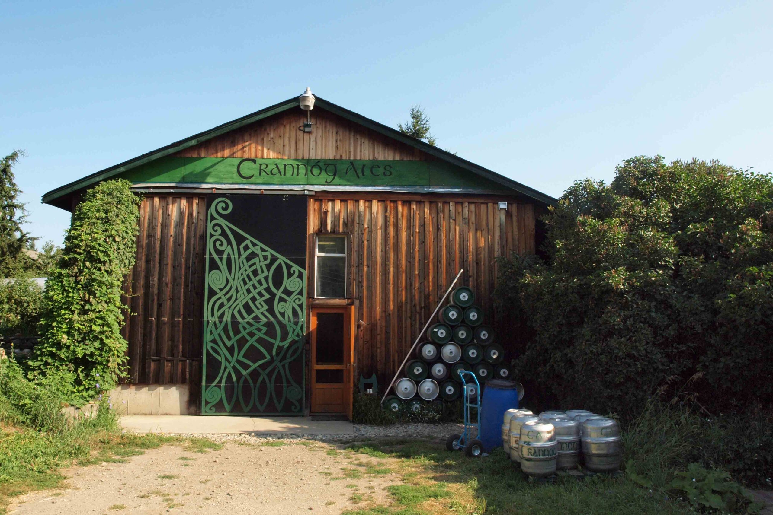 A small corner of Crannog Ales brewery brings scaled farmland flavor - Back Hand Of God Stout: Rich Canadian Farm Poetry