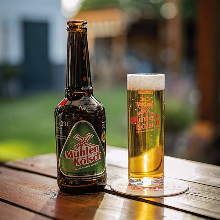 Muhlen Kolsch has a unique classic beer bottle design - Mühlen Kölsch: The Soul of Cologne In Every Drop of Gold