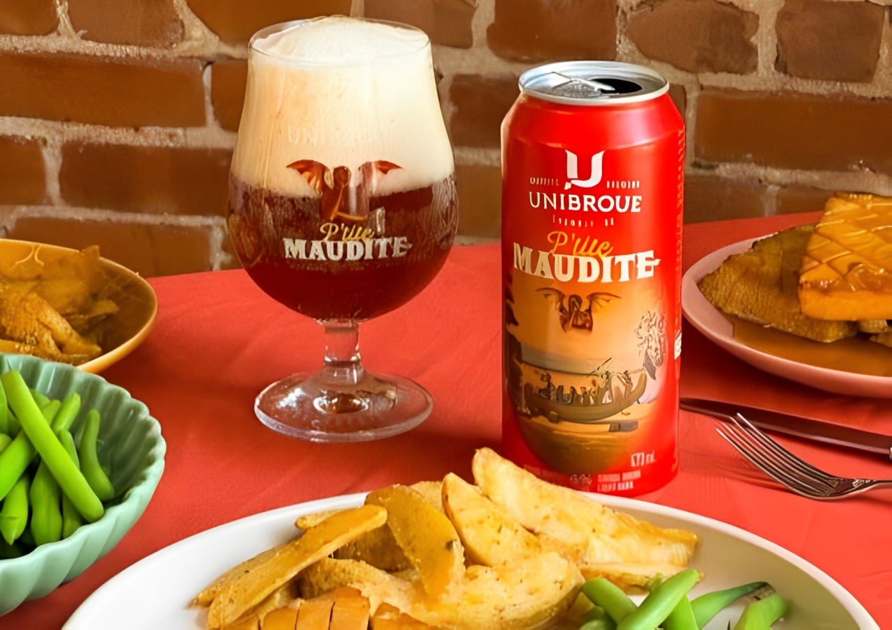 Enjoy this beer in the middle of the sparkling Carnaval de Quebec - P'tite Maudite: The Crimson Muse of Quebec