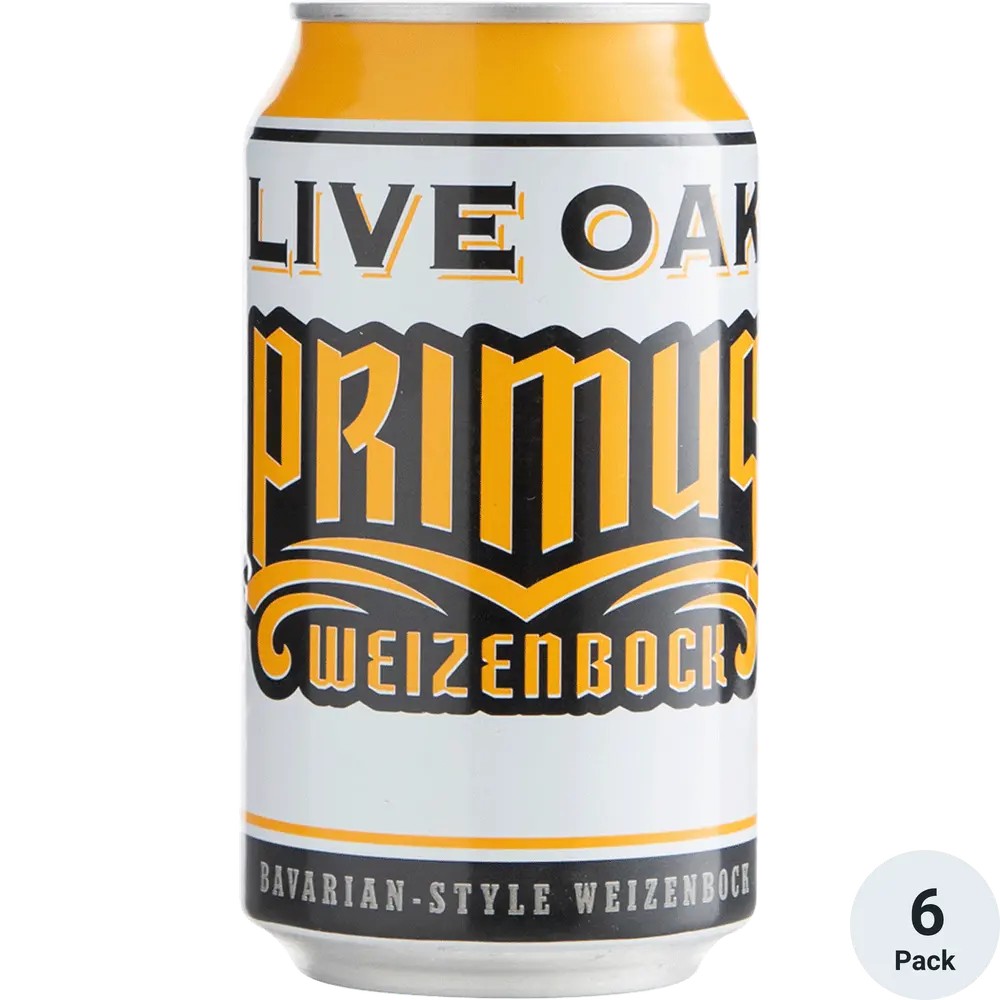 Primus Weizenbock has a simple but extremely eye-catching beer can design - Primus Weizenbock: A Masterpiece of Strong German Beer in the Heart of Texas