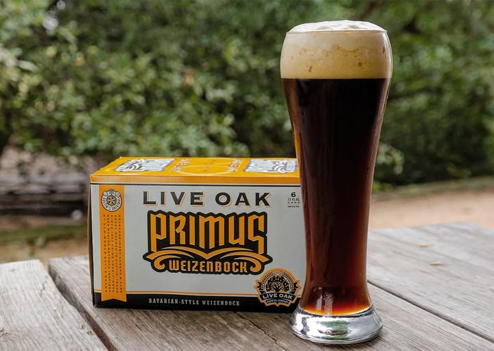 Primus in the light you will see the amber color of the brewed beer shining like an amber pearl in the mist - Primus Weizenbock: A Masterpiece of German Beer in the Heart of Texas