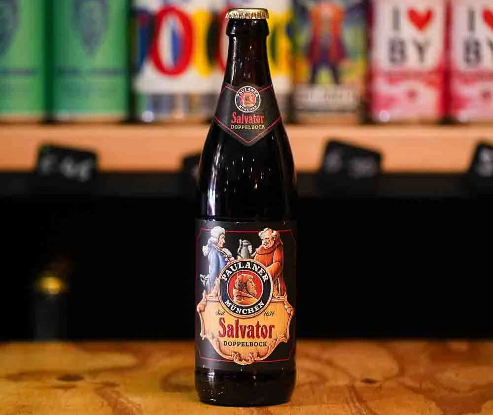 Salvator has a classic royal beer bottle design - Salvator: Crystallization From Eternal Desire
