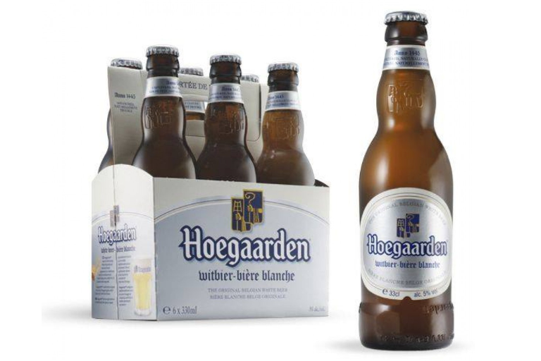 Hoegaarden White Ale beer bottle