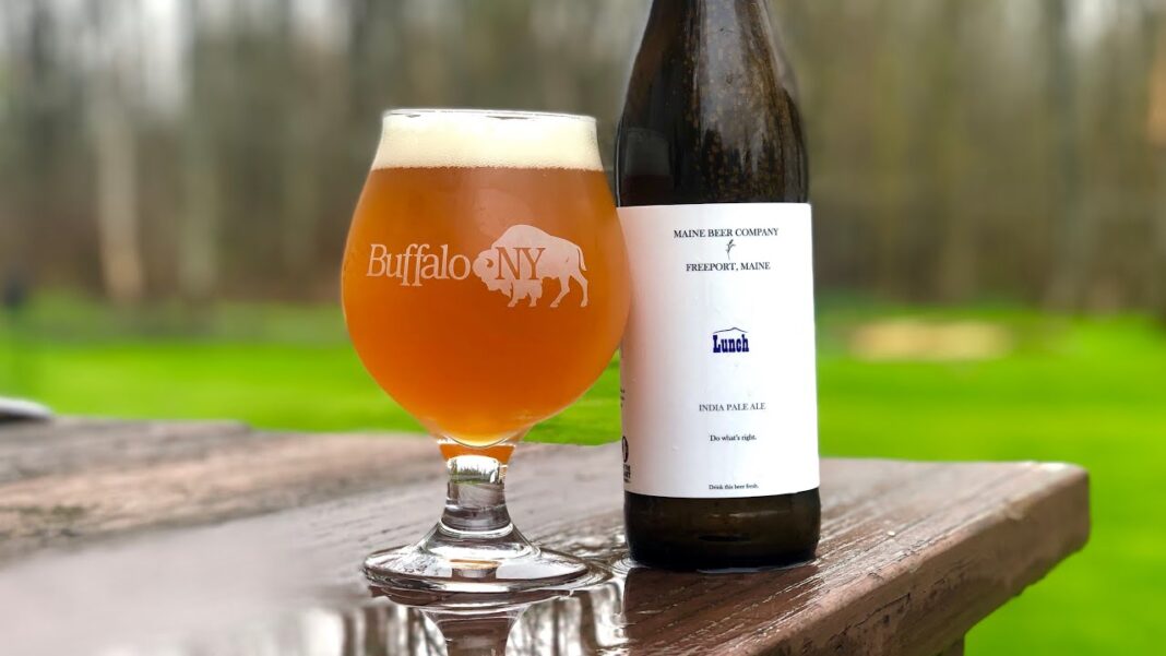 Mittagessen IPA Bierflasche