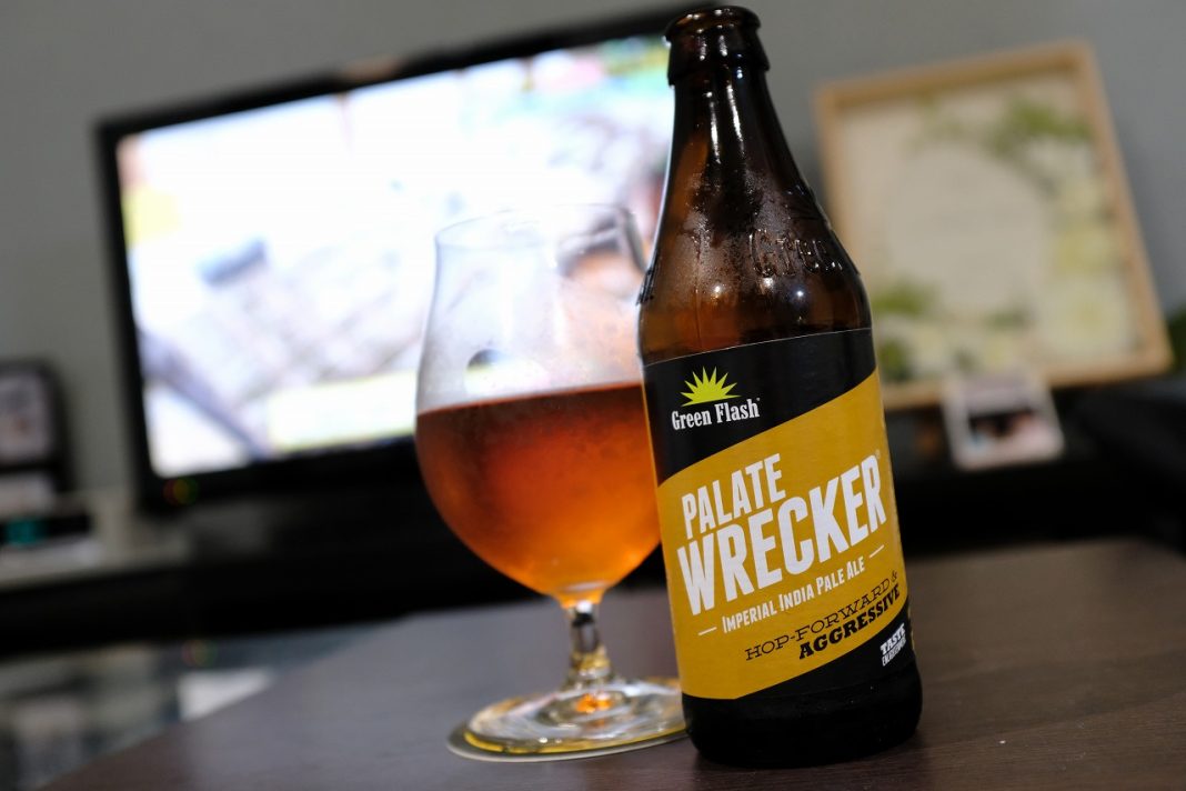 Palate Wrecker beer bottle clear