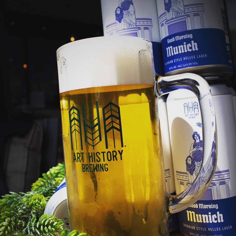 The beer has a warm, golden color like the first morning sunlight falling - Good Morning Munich: The Story From Munich Sunshine