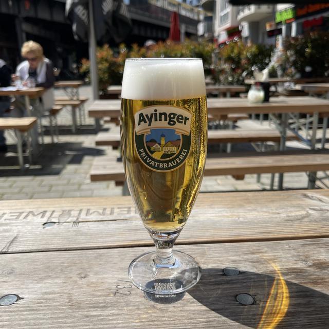 This pale yellow beer is not simply a color, but the light of a late afternoon - Ayinger Bairisch Pils (Bavarian Pils): Prelude to Europe