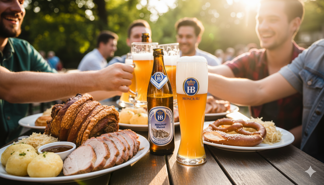 This beer goes well with braised pork - Hofbräu Münchner Weisse: Royal Heritage in a Sip