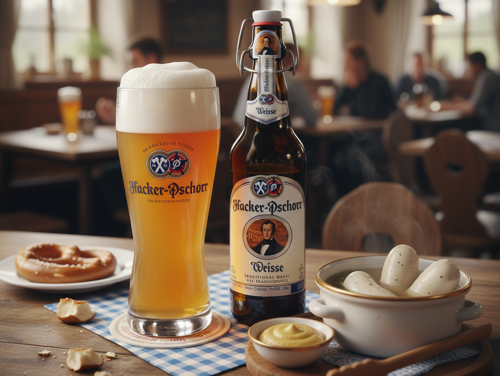 このビールは、濃厚でクリーミーなヴァイスヴルスト料理とよく合います - ヴァイスビア：6世紀にわたるスモーキーな黄金ビール