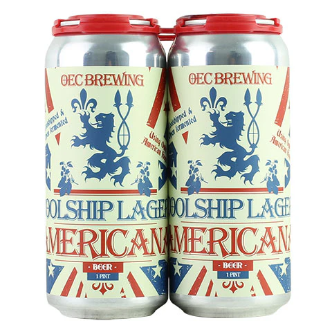 Coolship Lager Americana has a beer can design with many royal motifs - Coolship Lager Americana: Golden Love Song Between Two Worlds