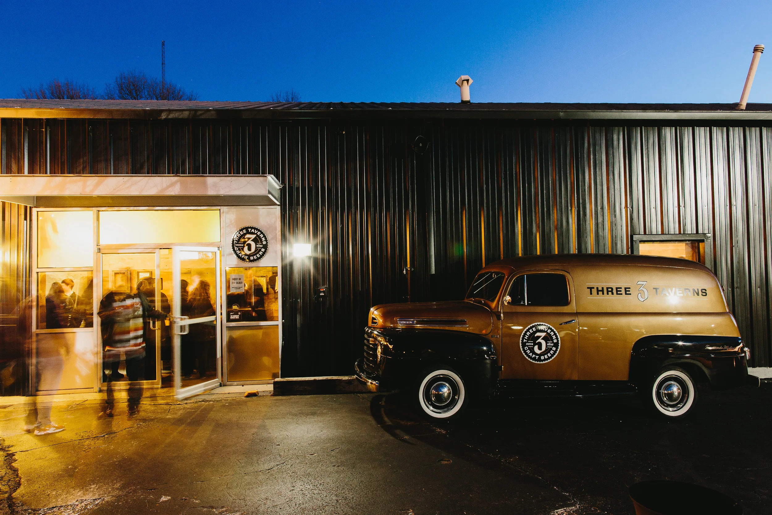 An exterior image of the Three Taverns Craft Brewery - Ukiyo: A Quintessence of Rice Yeast and Serenity.