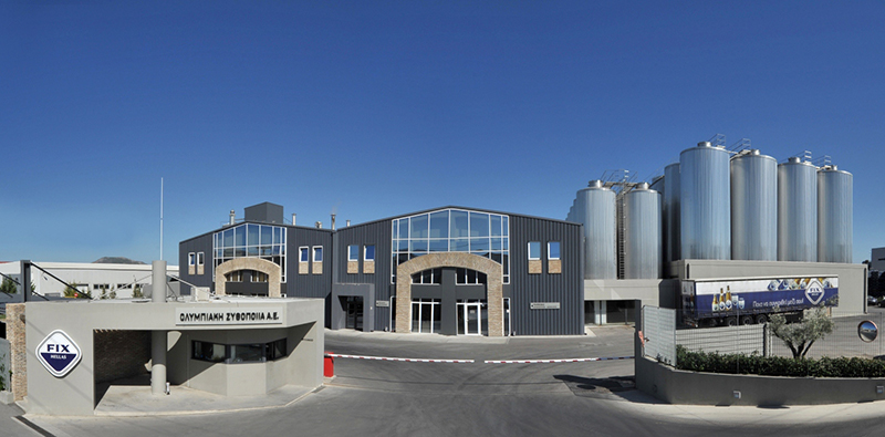 Modern image outside Olympic Brewery SA - Mythos: Mediterranean Breath in Every Drop of Gold