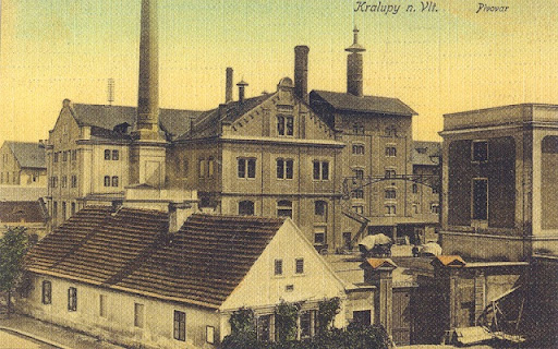Moldau: Geschmack der Moldau und die Seele des tschechischen Bieres Bild der Brnovar-Brauerei bei ihrer Gründung - Vltavan: Geschmack der Moldau und die Seele des tschechischen Bieres