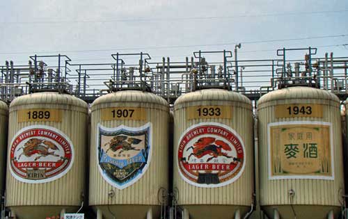 Image of worry-free beer barrels at Kirin Brewery Company Limited - Kirin Classic Lager: Simple Beauty Awakens All Senses