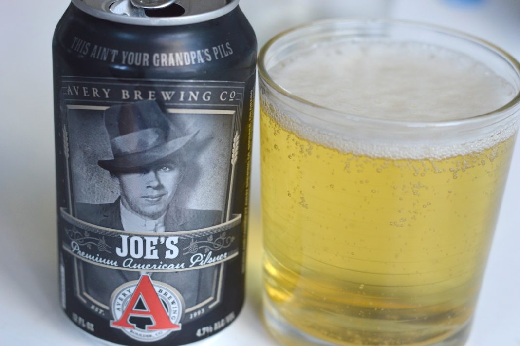 Joe's Premium American Pilsner Meet the Peace of Mind