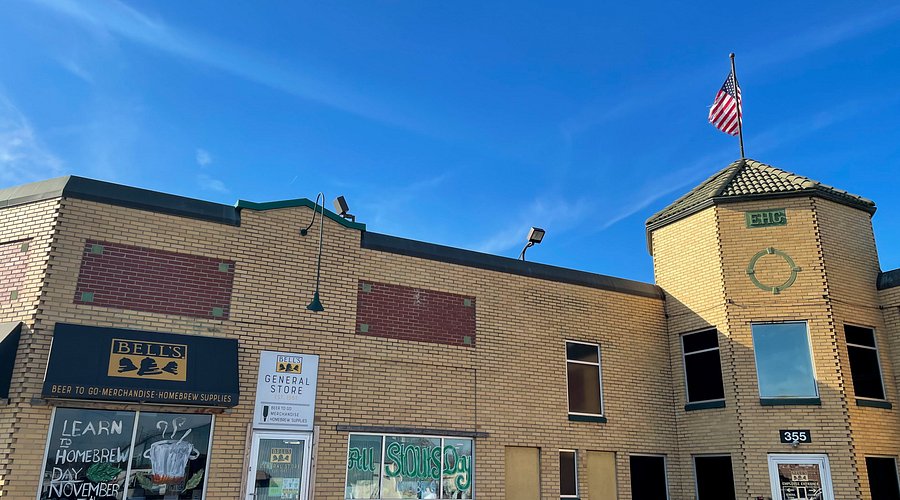 The exterior of Bells Brewery Eccentric Cafe General Store in white - This One Goes To 11: Beyond the Peak of Seduction