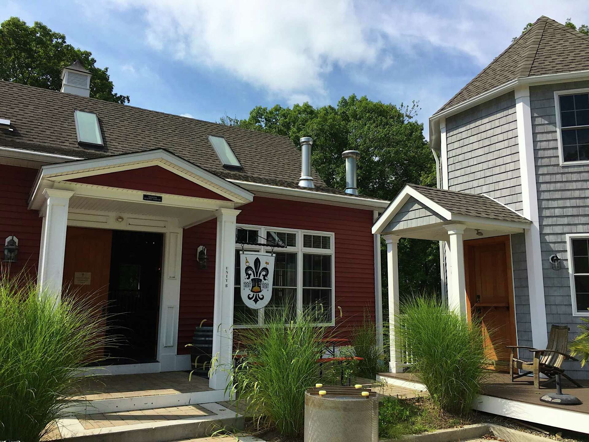 The view outside the OEC Brewing factory Ordinem Ecentrici Coctores - Coolship Lager Americana: Golden Love Song Between Two Worlds