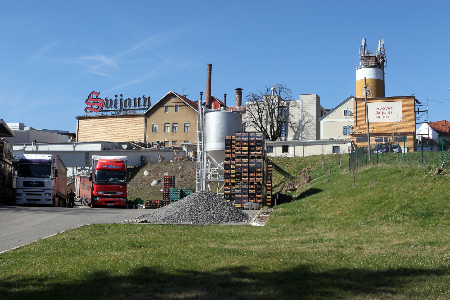 The view outside the Pivovar Svijany brewery - Svijanský Máz 11%: Pure Liquid Gold of Europe