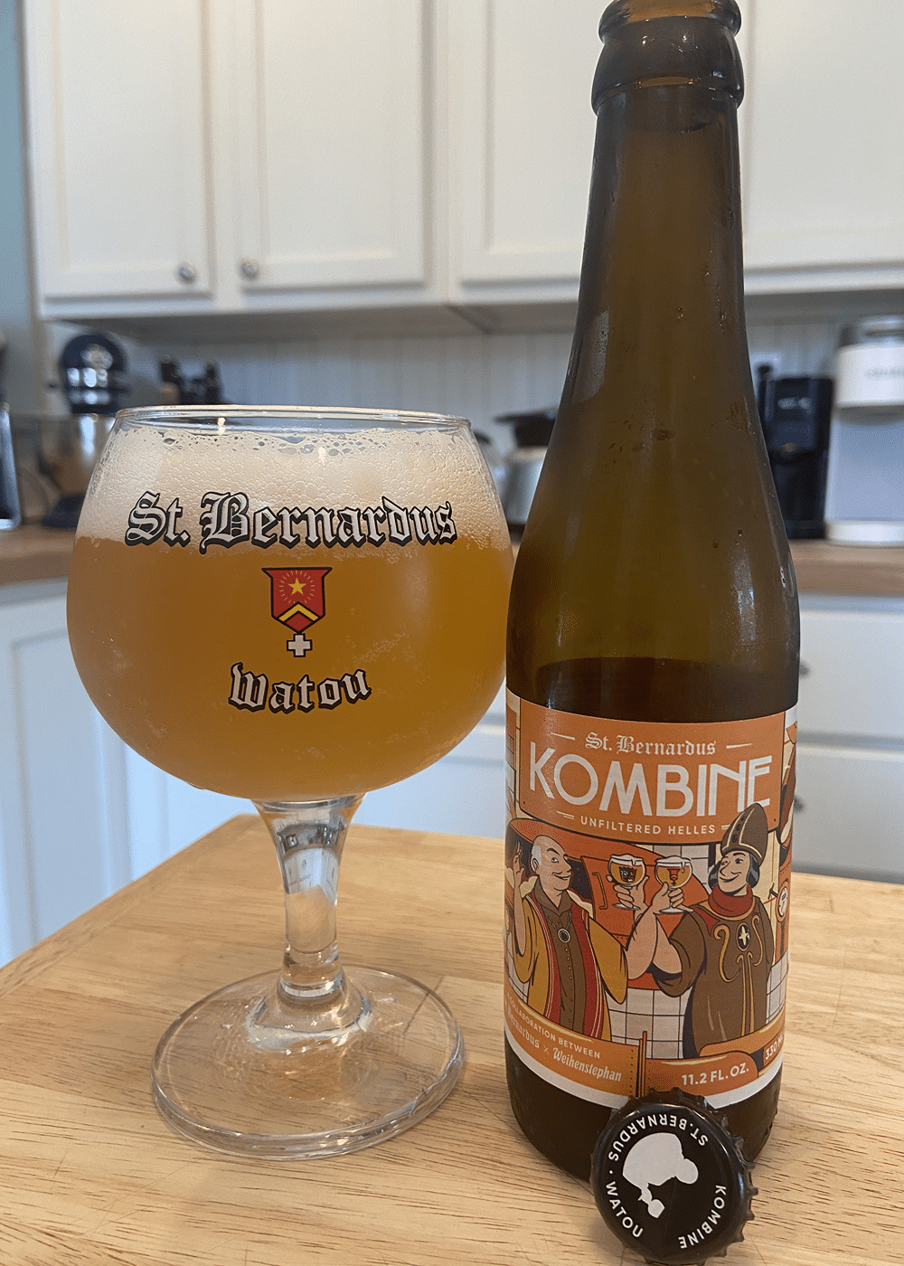 Kombine has an impressive design with unique light orange-yellow images - Kombine: Breathing Life From the Heart of St. Bernardus