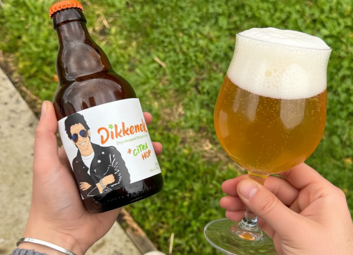 Tulip Beer Glass e1761660427640 - Dikkenek: The Gentle Rebellion of a Refined Belgian IPA