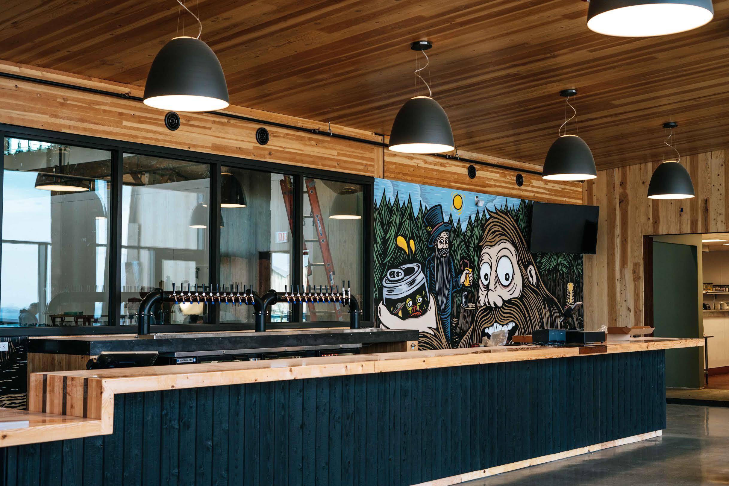 A cozy corner inside Great Notion Brewing - Blueberry Muffin: Lost in a Purple Dream World