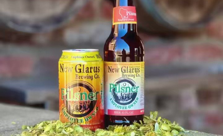 Neue Glarus Pilsner Hefe aus den Hügeln von Wisconsin