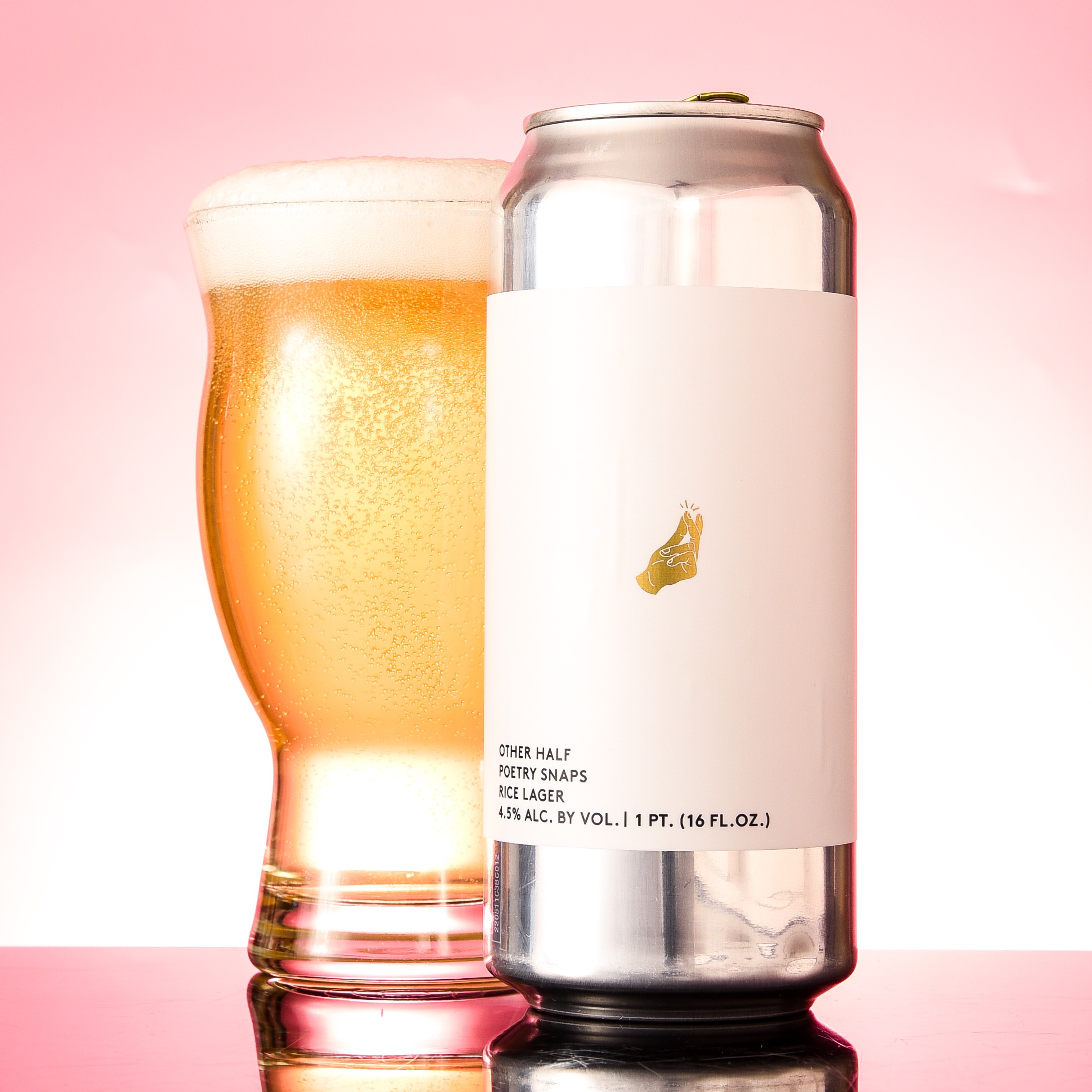 Poetry Snaps Japanese Rice Lager has a very simple but sophisticated design - Poetry Snaps: Variations on the Golden Straw Scale