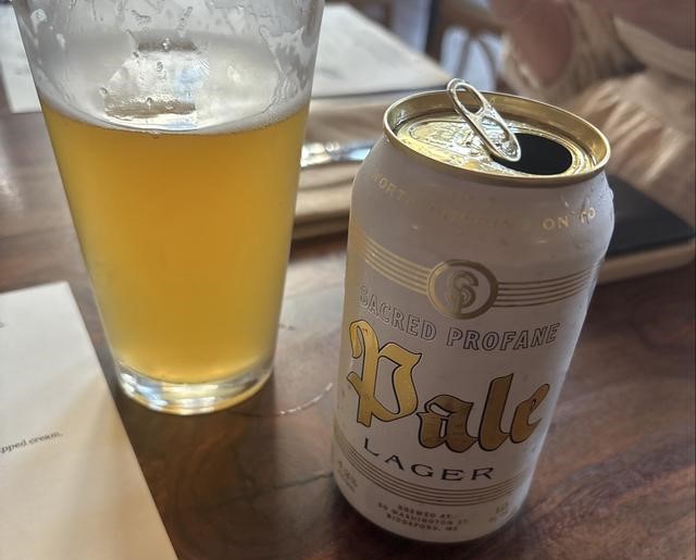 Sacred Profane Pale Lager brings a luxurious feeling when enjoyed - Pale Lager: Golden Love Song of the Sacred