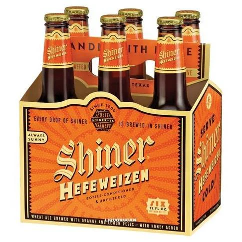 Shiner Hefeweizen is designed like a sunny sun - Shiner Hefeweizen: Pure Heritage in the Heart of Texas