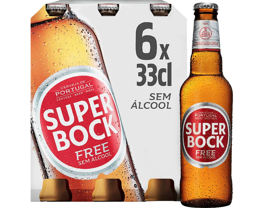 Super Bock has a minimalist design but still honors the spirit of beer - Super Bock: Golden Legend Conquering Hearts