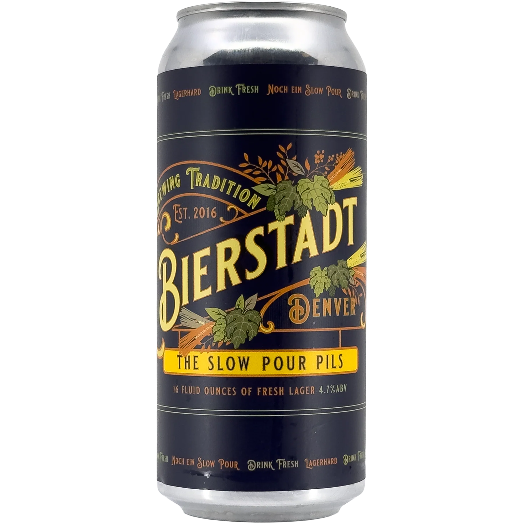 The Slow Pour Pils co thiet ke lon bia an tuong nhu mot khu rung ram rap - The Slow Pour Pils: N&acirc;ng Niu Hương Vị Thuần Khiết