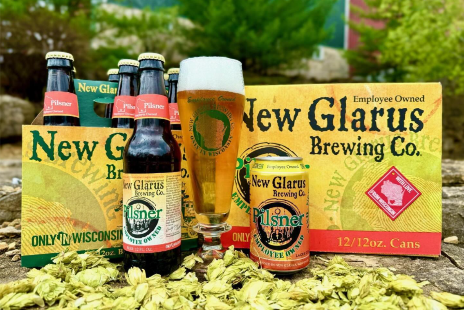 Genießen Sie New Glarus Pilsner so, wie es sich anfühlt - New Glarus Pilsner: Ein Gebräu aus den Hügeln von Wisconsin