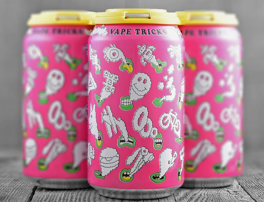 Vape Tricks has a unique design with pink as the main color - Vape Tricks: Sweet and Sour Dance of Seduction