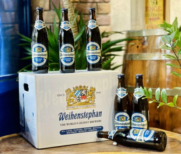 Weihenstephaner Original Helles co thiet ke doc dao va an tuong voi hinh anh hoang gia - Weihenstephaner Original Helles: Men Say Chuẩn Mực