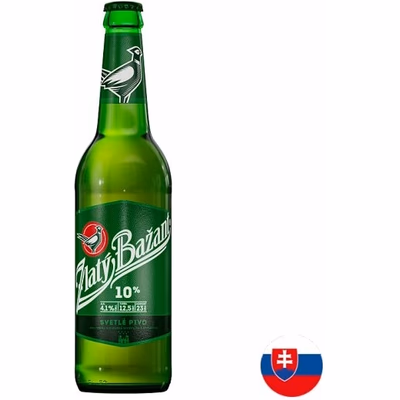 Zlaty Bazant Svetle 10&deg; co thiet ke an tuong ghi ro thong tin bia - Zlat&yacute; Bažant Svetle 10&deg;: Kiệt T&aacute;c V&agrave;ng Son Giữa Đời Thường