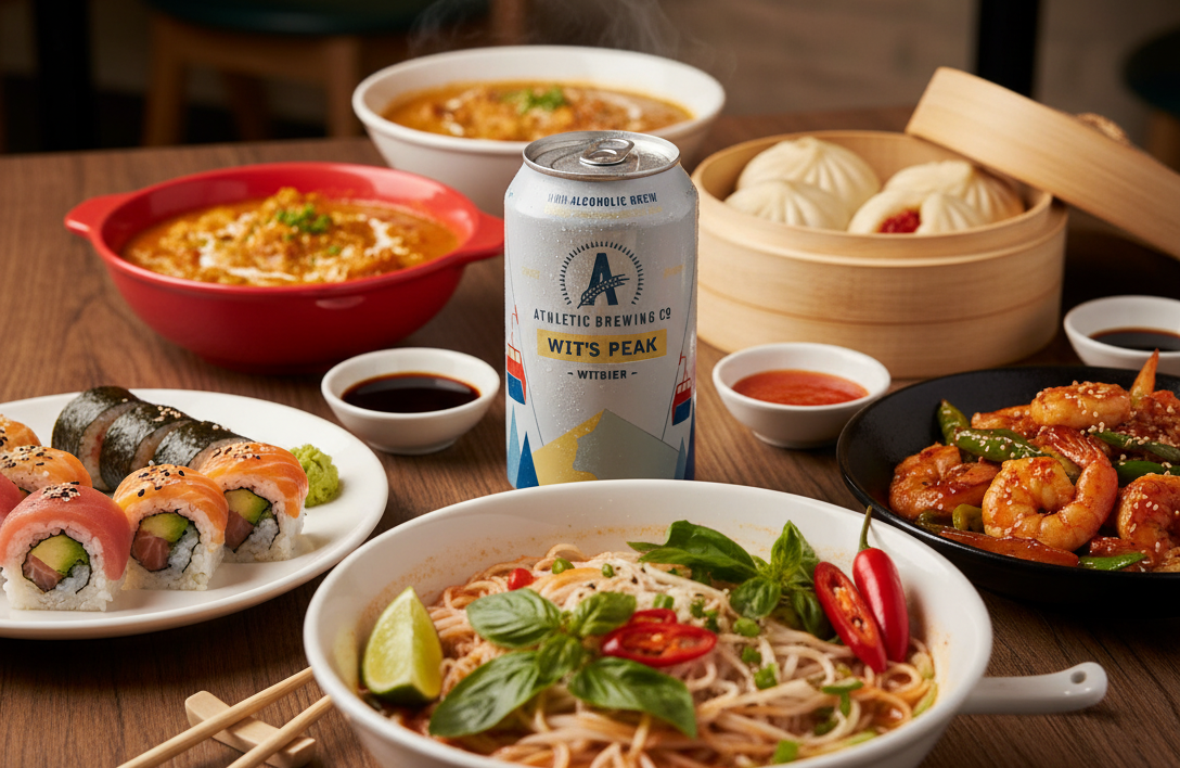 Asian cuisine will be very suitable to enjoy this beer - Wit's Peak: Belgian Wind Blows Through Modern Souls