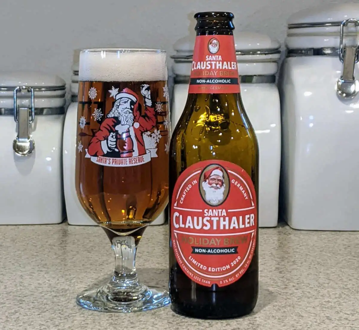 Beer with a warm, clear amber color - Santa Clausthaler: Soul of Beer, Breath of Sanity