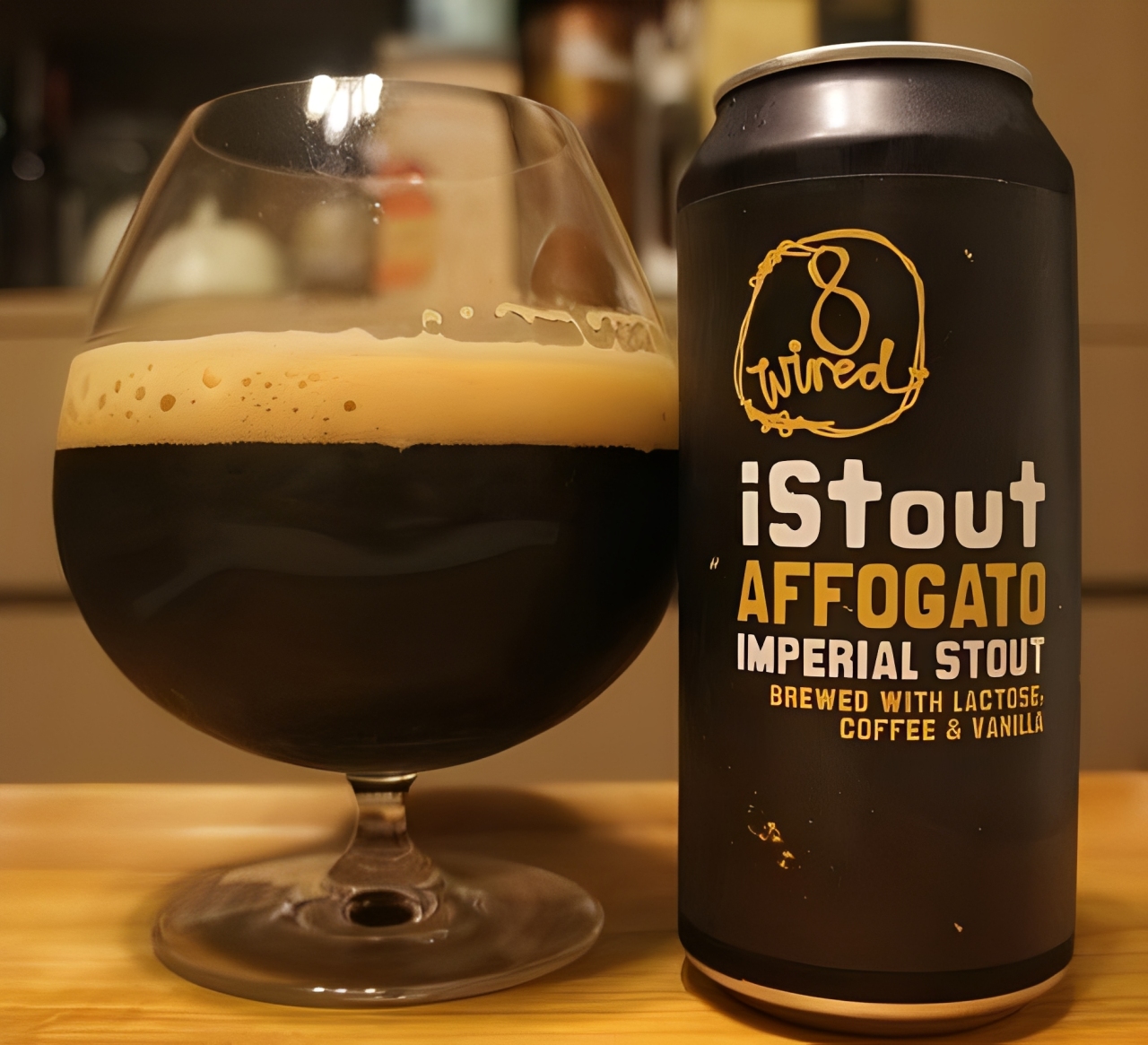 Bier von geheimnisvoller, schwarzer Farbe wie eine weiße Nacht – iStout Affogato: Ein unvergesslicher Tanz des Geschmacks